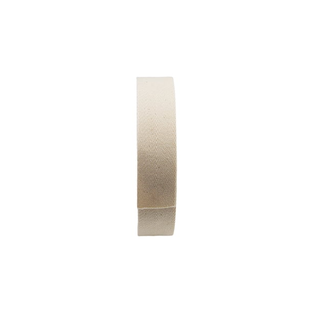 Inteprter Cintas de espiga de 50 metros, 12/25mm, cinta de sarga, correa de costura portátil, cinturón DIY, regalo para bolsos, maleta, Tela de costura y artesanía 1.2 CM