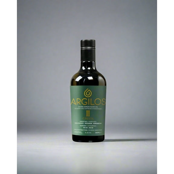 ARGILOS II GREEN Greek Extra Virgin Olive Oil (500ml)