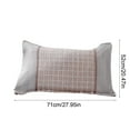 thumbnail image 6 of Bxaolu Thick Pillowcases Standard Size Set of 2 - Breathable Pillow Covers for Bedroom, Soft Pillow Cases 2 Pack, 20 x 28 Inches, Brown, 6 of 7