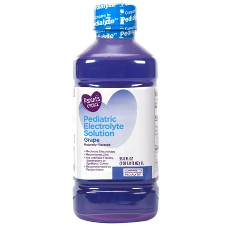 Parent's Choice Pediatric Electrolyte Solution, Grape, 33.8 fl oz