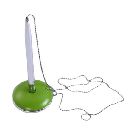 perfeclan Reception Pen Wedding Registry Pen with Base Stand Accessories Ballpoint Pen Guest Book Signing Pen for Party Tabletop Events Green