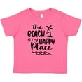 thumbnail image 3 of Inktastic Spring Break the Beach is My Happy Place Boys or Girls Baby T-Shirt, 3 of 5
