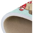 thumbnail image 6 of Coolnut Lightweight Soft Area Rugs 31x20 Inch, Christmas Dog and Candy Floor Mat Doormat for for Rooms Entrance Hardwood Floor Living Room 2'7" x 1'8"） Nursery Rugs, 6 of 6