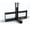 Black, variant on 3-Point Hitch Drawbar with 2" Receiver and Suitcase Weight Brackets, Category 1 Quick Hitch Adapter for Tractor Towing Ballast and Implement Attachment, Black/Green