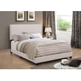 thumbnail image 2 of Boyd Upholstered Eastern King Panel Bed Ivory, 2 of 6