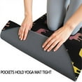 thumbnail image 3 of Rainbow Puppy Hot Yoga Mat Towel Non Slip for Hot Yoga - Quick-Drying Yoga Mat Cover with 4 Corner Pockets with Travel Bag - Hot Yoga Towel Non Slip 74"x26", 3 of 6