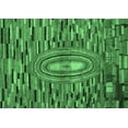 thumbnail image 1 of Ahgly Company Indoor Rectangle Oriental Emerald Green Modern Area Rugs, 7' x 10', 1 of 4