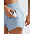 thumbnail image 4 of CRZ YOGA High Waisted Running Shorts for Women 2.5 Inches Mesh Liner with Pocket, 4 of 5
