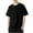 Black, variant on Admvng Mens Shirts Casual Summer Thin Breathable Loose Half Sleeved T-shirt M-6XL