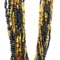 thumbnail image 5 of 27" Black and Golden Glass Bead Necklace (Dozen), 5 of 5