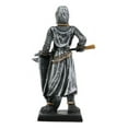 thumbnail image 2 of Medieval Knight Crusader Axeman Dollhouse Miniature Figurine 4" H Suit of Armor, 2 of 7