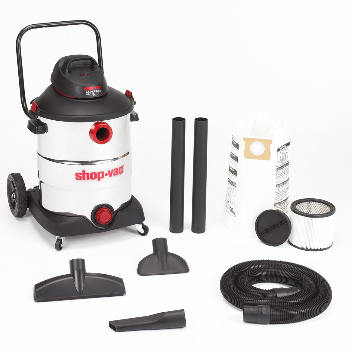 ShopVac Stainless Steel 8Gallon Wet/Dry Vac, 45 OFF