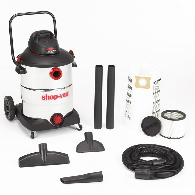 Shop-Vac 5986400 16 Gallon Peak HP Stainless Steel Dolly Style