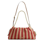 Coach Women's Faye Large Shoulder Bag With Stripes