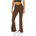 thumbnail image 1 of WILLBEST Pantalones de Yoga de Cintura Alta Para Mujer, Para Correr, Hacer Ejercicio, Deportes Atléticos, Fitness, Elásticos, Cómodos, Transpirables y Absorbentes. Extra Grande, 1 of 4