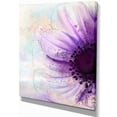thumbnail image 2 of Flower with Large Purple Petals - Flowers Canvas Wall Artwork, 2 of 4