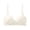 White, variant on ,Women's Wireless Nursing Front Snap Closure Bras Breastfeeding Lightly Soft Bra Push up Full Coverage Bralette White 38