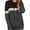 BlackGray, variant on KISSMODA Hooded Sweatshirts for Women Crewneck Casual Long Sleeve Shirts Tunic Tops Drawstring Hoodies