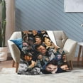 thumbnail image 6 of Blanket Sebastians Actors Stan Throw Flannel Blankets Warm Soft Cozy Fuzzy Air Conditioning Blanket for Living Room Sofa Bed Gift Blankets for All Seasons 30"x40", 6 of 6