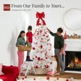 thumbnail image 5 of Best Choice Products 4.5ft Pre-Lit Premium Hinged Artificial Christmas Pine Tree w/ 200 Lights, Metal Stand, 432 Tips, 5 of 10