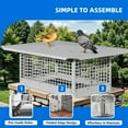 thumbnail image 2 of Dextrus 13" x 21" Fireplace Chimney Cap, Outdoor Chimney Cover, 304 Stainless Steel, with Flexible Metal Strips, Bolts & Gloves Included, 2 of 10