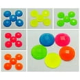 thumbnail image 2 of U8MO 50 Neon Colour Flatback Acrylic Round Rhinestone Gems 20mm No Hole Wholesales-Neon Red, 2 of 8