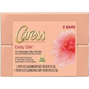 Caress Beauty Bar, Daily Silk 4 oz, 2 ea