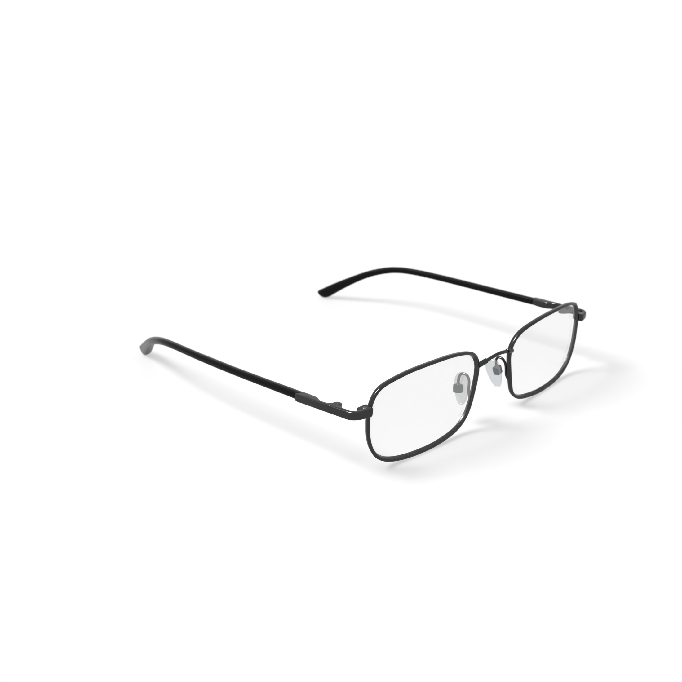 TiFlex Men's T1552 Rectangular Prescription Eyeglasses with Case, Dark Pewter