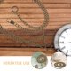 thumbnail image 3 of unbranded 2Ud Para De Bolsillo De Metal Vintage Con Seguro Para Y Billetera, 3 of 8