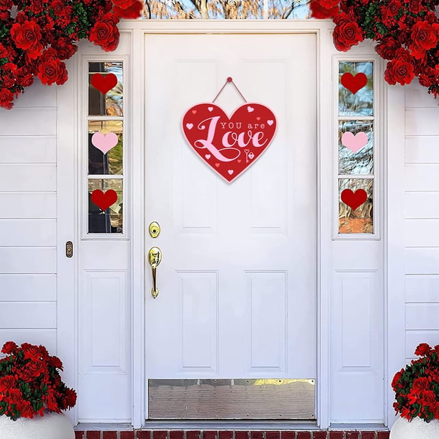Decoraciones para El Hogar de San Valentín, Corazones de Papel para Interiores, Decoraciones Colgantes para La Pared, Decoraciones de San Valentín