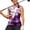 Purplicious, variant on Pinspark Polo T Shirts for Women Sleeveless Golf Shirts Quick Dry Tennis Shirt Solid Workout Shirt