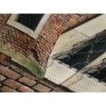 thumbnail image 4 of Ambesonne Rustic Quilted Bedspread Set 3 Pcs, Old House Door Brickwork, King Size, Brown Cream Redwood, 4 of 5