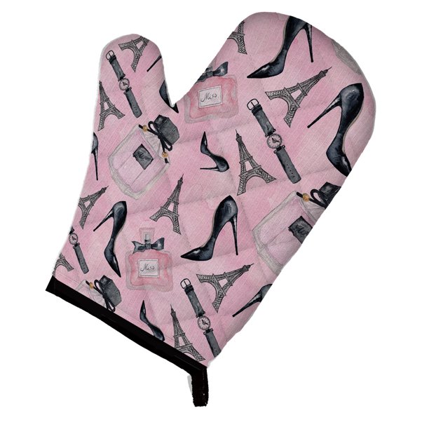 Watercolor Fashion Diva Shoes and accessories Oven Mitt