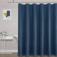 thumbnail image 5 of Farmhouse Shower Curtain Stall Heavy Duty Fabric Shower Curtain Quality Bathroom Decor for Showers Bathtubs RV, 36 x 72 inch, Blue, 5 of 6