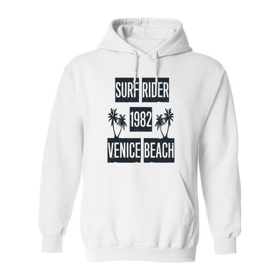 Surf Rider Venice  Hoodie Men -Image by Shutterstock, Male Small