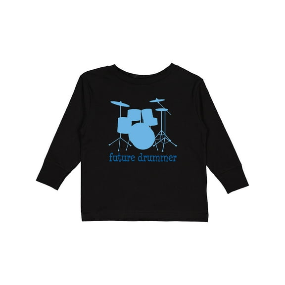 Inktastic Future Drummer Music Boys Long Sleeve Toddler T-Shirt