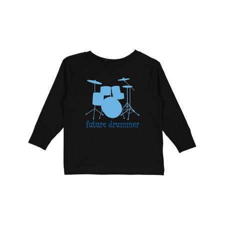 

Inktastic Future Drummer Music Gift Toddler Boy Girl Long Sleeve T-Shirt