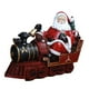 thumbnail image 1 of 1 adorno de resina, regalo navideño, lindas mini figuras decorativas de Papá Noel Conducir un tren, 1 of 9