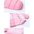 thumbnail image 3 of XEGLSBU Boys Winter Coat Size 14 Red Boys Winter Warm Gradient Color Down Jacket with Hood Kids Coat Windproof Outdoor Play Cold Weather Coats for Children Pink Size 2-3 Years, 3 of 6