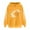 #0027-Yellow, variant on Uootdi Sweatshirt for Women Game Gift Day Hooded Drawstring Football Sweatshirt Long Sleeve Tops with Pocket Y2K Hoodies