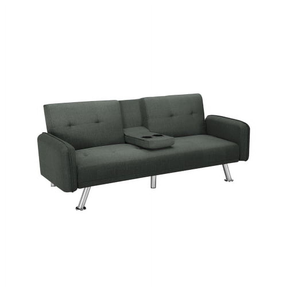 Private Jungle Convertible Sofa Bed Adjustable Couch Sleeper Home Recliner Reversible Loveseat Folding Sleeper Sofa,Dark Grey Private Jungle Convertible Sofa Bed Adjustable Couch Sleeper Home Recliner Reversible Loveseat Folding Sleeper Sofa,Dark Grey