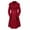 Red, variant on Tejiojio Clearance Women Faux Wool Warm Slim Coat Jacket Thick-Parka Overcoat Long Winter Outwear