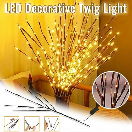 

Fjofpr LED Branch Lamp Floral Lights Home Christmas Party Garden Decor Kitchen for Home Decorations