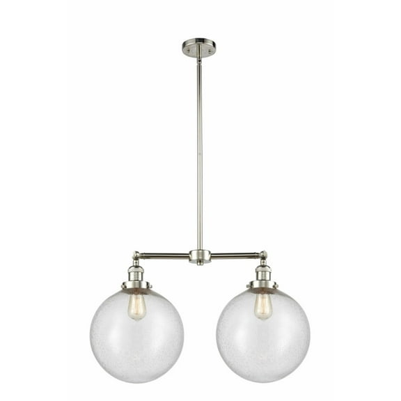 Innovations 209-PN-G204-12-LED XX-Large Beacon 2 Light Chandelier part of the Franklin Restoration Collection, Polished Nickel