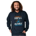 thumbnail image 4 of Going to Social Distance Your Pitches Hoodie Hooded Sweatshirt Men Brisco Brands S, 4 of 6