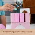 thumbnail image 3 of Fisher-Price Wooden Castle Block Set Toddler Stacking Toy, 28 Wood Pieces, 3 of 6