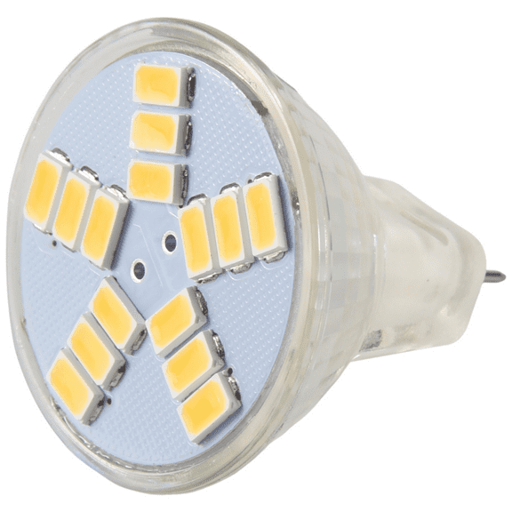 3W MR11 GU4 250LM LED Bulb Lamp 15 5630SMD Warm White Light Glass Warm White,1 x MR11 LED Bulb