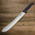thumbnail image 2 of Victorinox Forschner 12" Butcher Knife, Granton Edge, Fibrox Handle, 2 of 5