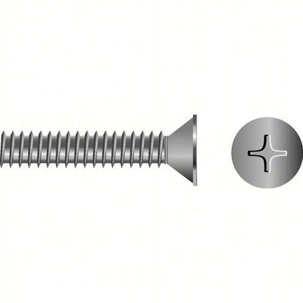 SeaChoice 59639; 10-24 X 2 Phillips Head Flat Machine Screw 4/ Bag Made by