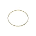 thumbnail image 1 of Collar Swarovski Matrix Tennis con cristales transparentes en tono dorado, 1 of 4